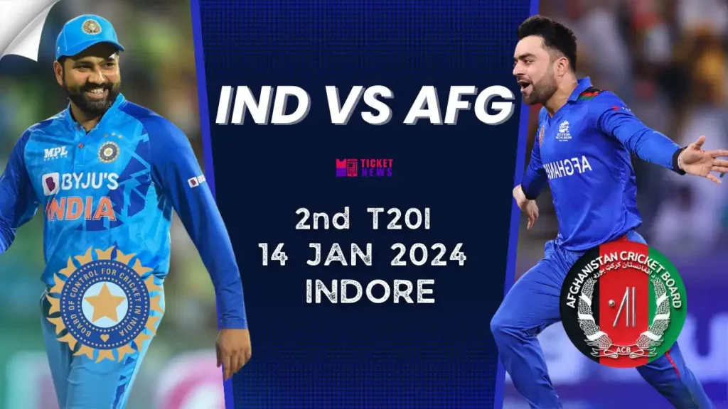 India v Afghanistan Indore 2nd T20I tickets